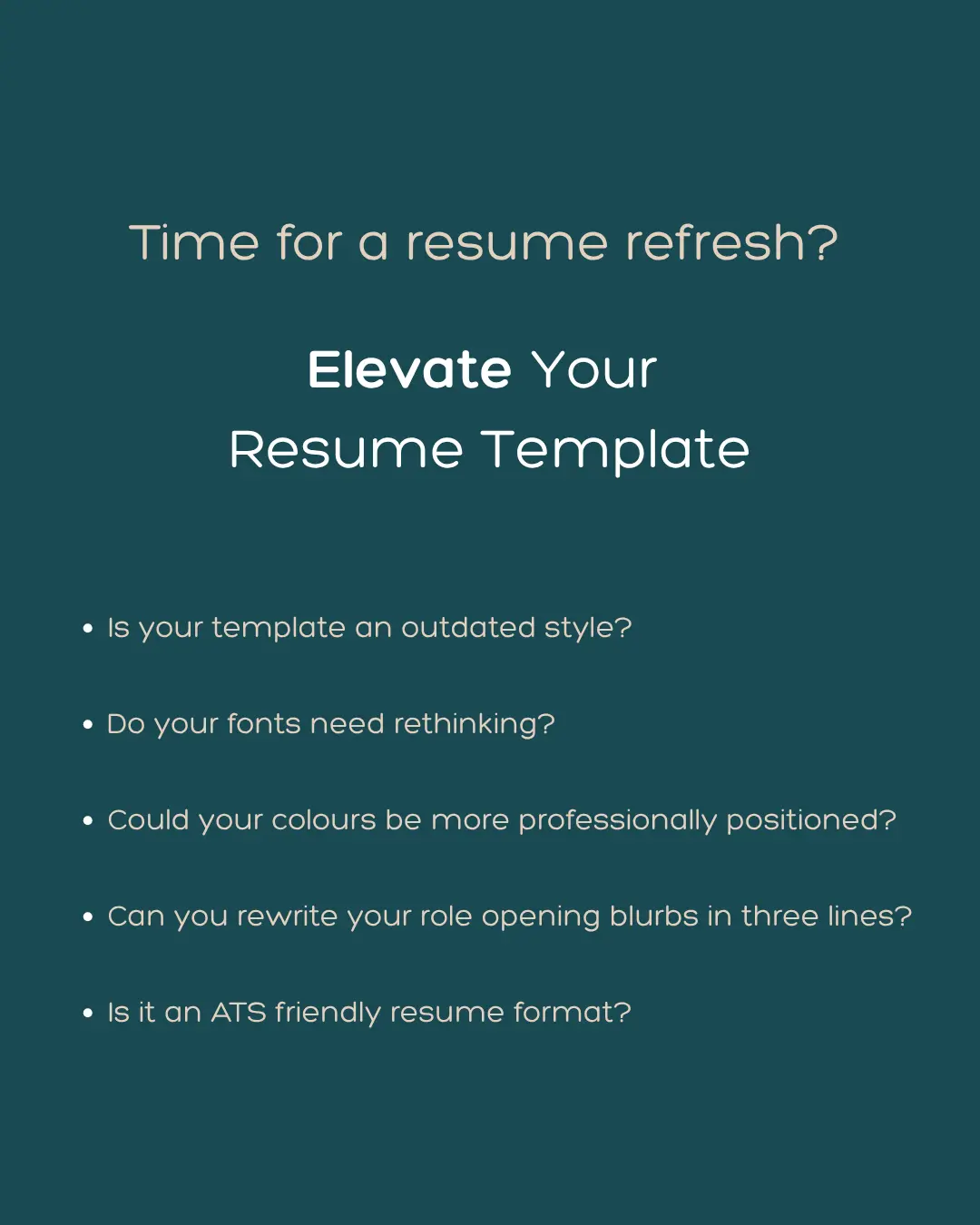 Resume Refresh: How to Update Your Resume When You Haven&rsquo;t Revisited It in Year